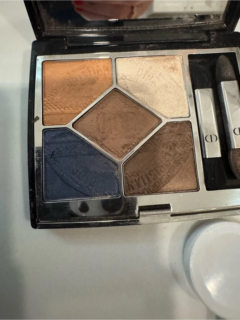 Dior Five-Shade Eyeshadow Palette in Navy, Brown & Cream